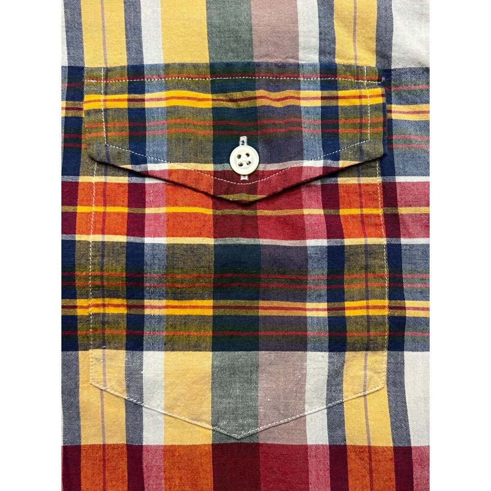 Ralph Lauren Plaid Long Sleeve Button Down Men's Shirt Large Classic Casual Bus - Picture 3 of 8